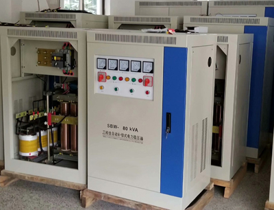 SBW-80KVA三相電力304v-456v/380v穩壓器
