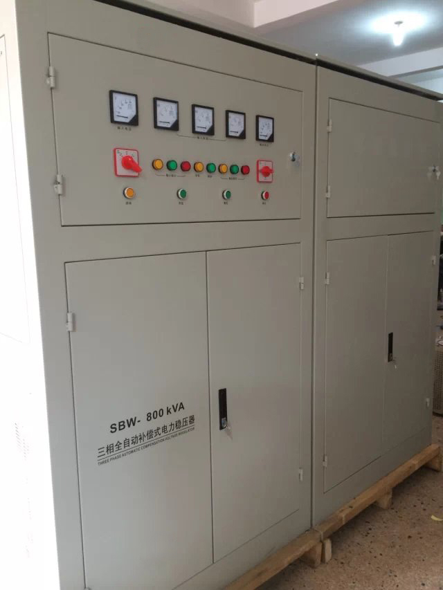 800千瓦穩壓電源SBW-800KVA三相升壓補償式車間穩壓器